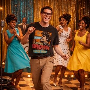 James Brown band tee M/L